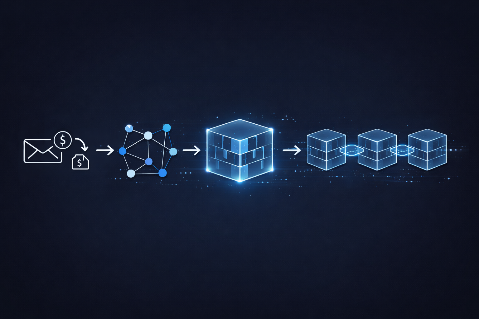 Blockchain transaction flow diagram