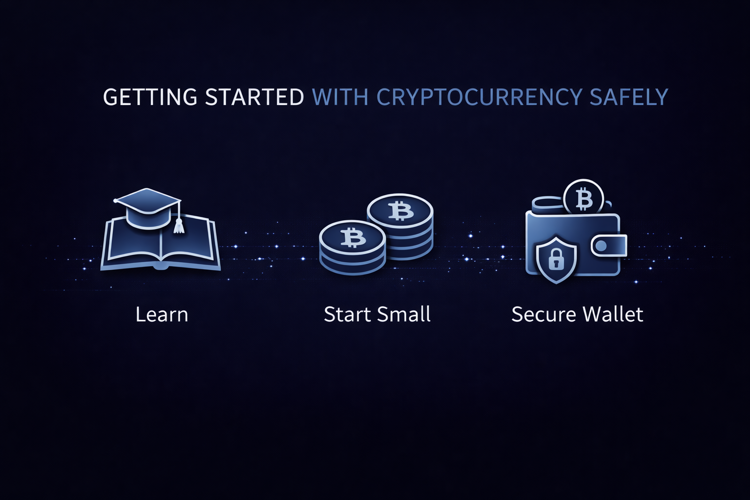 Steps to get started with crypto safely